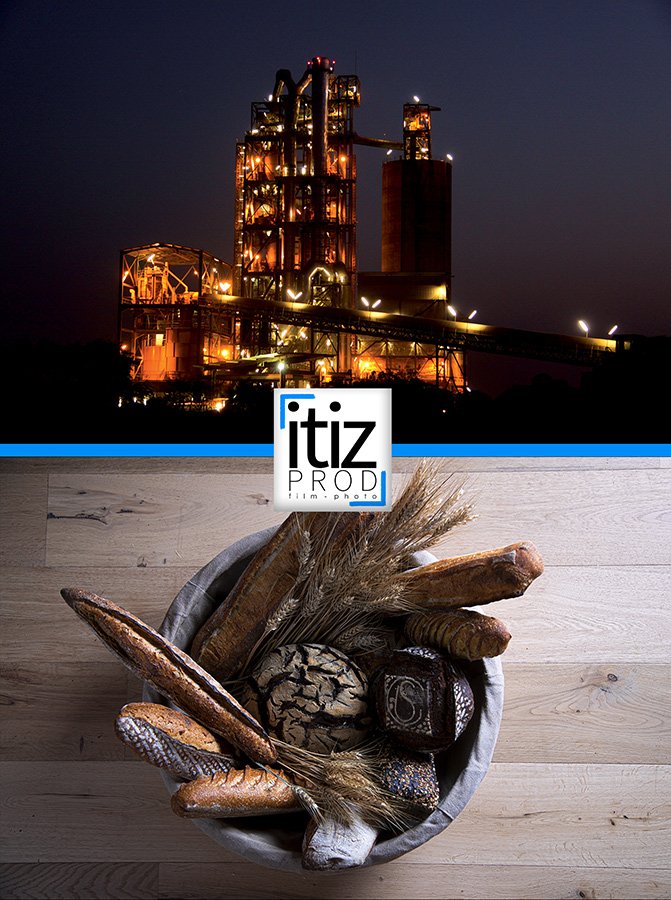 univers photo itiz Prod Christophe Tardy photographe lyon industrie Vicat Groupe boulangerie Grain de Sel